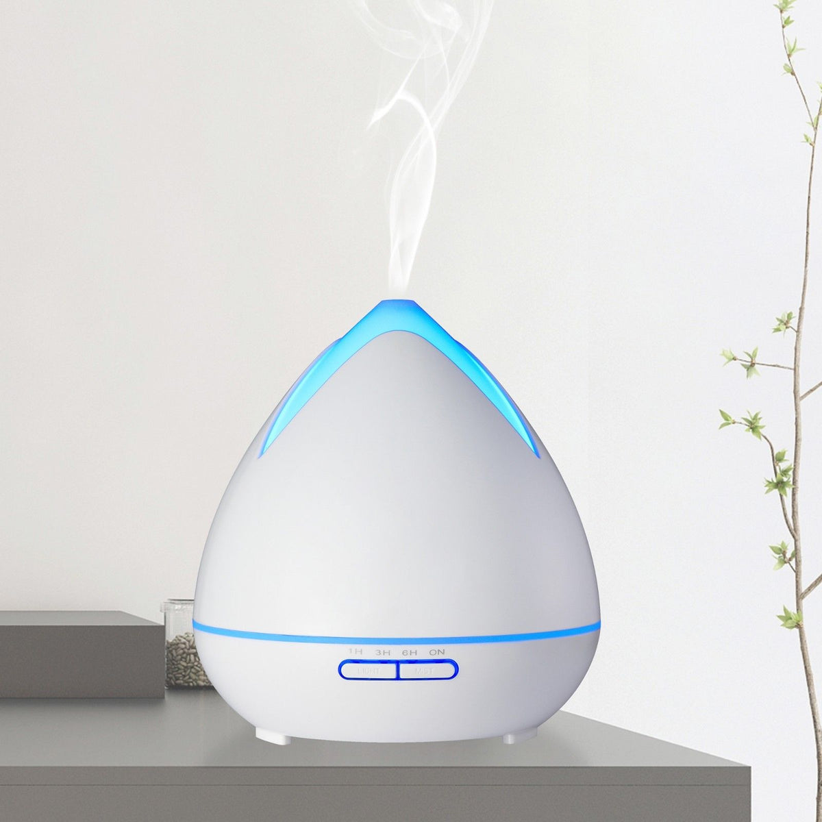 White Aromatherapy Diffuser - 400ml