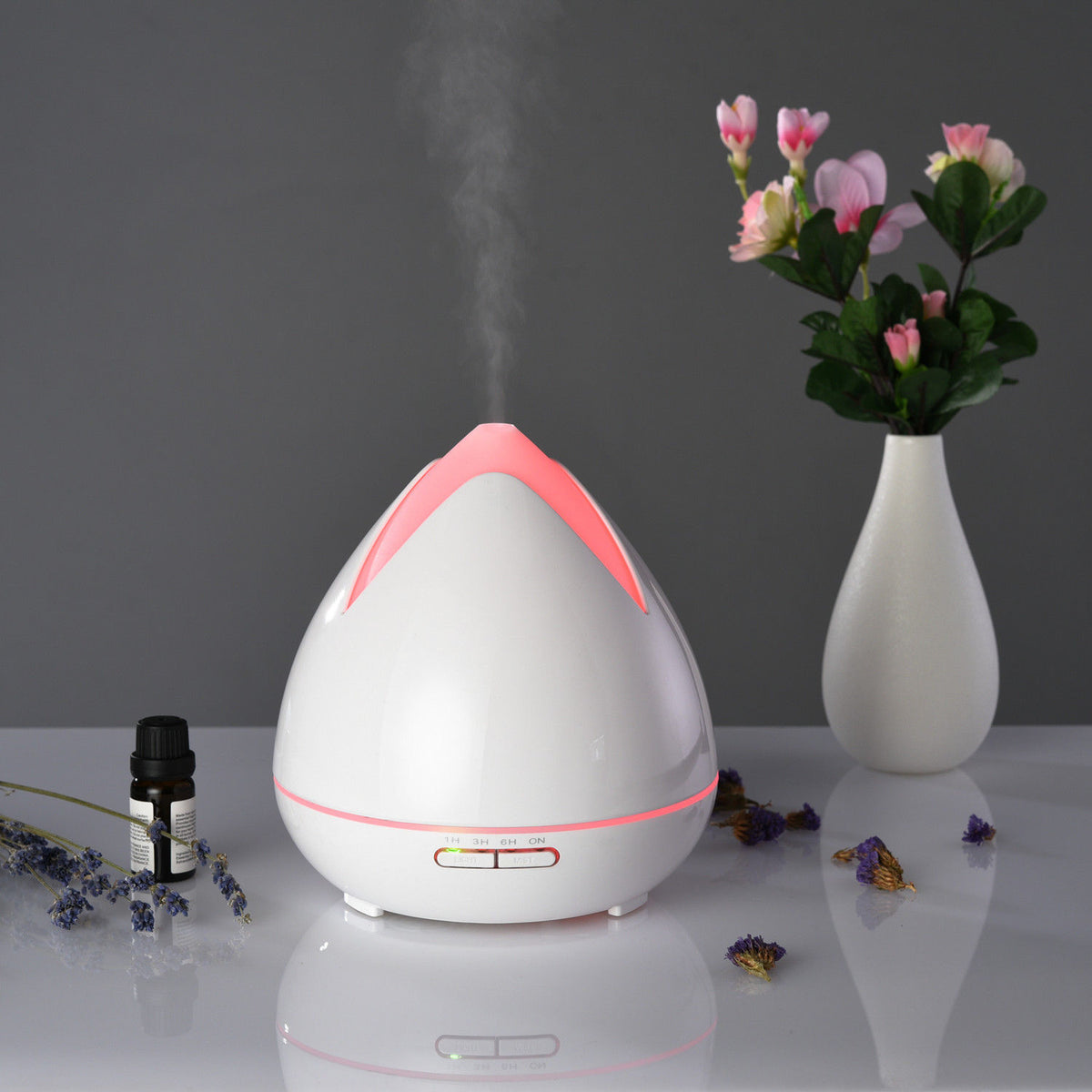 White Aromatherapy Diffuser - 400ml