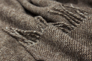 Cambridge Throw - 100% NZ Wool -  Natural