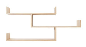 ZURICH MULTI LEVEL SHELF KIT in Oak
