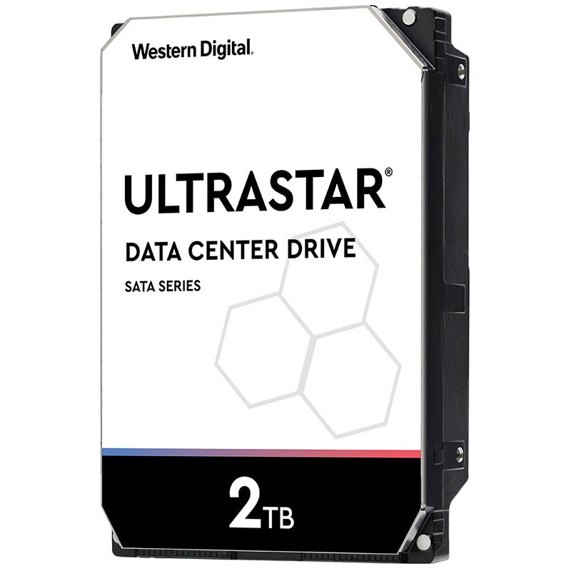 WD Ultrastar Enterprise HDD | 2TB | 3.5' SATA | 128MB | 7200RPM | 24x7 | 600MB Buffer | 2mil Hrs MTBF