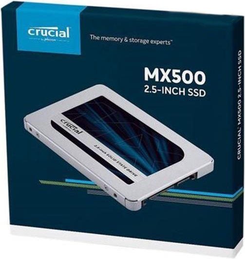 Crucial MX500 2TB SATA SSD | 560/510 MB/s | 90/95K IOPS | 7mm w/9.5mm Adapter | 3D TLC