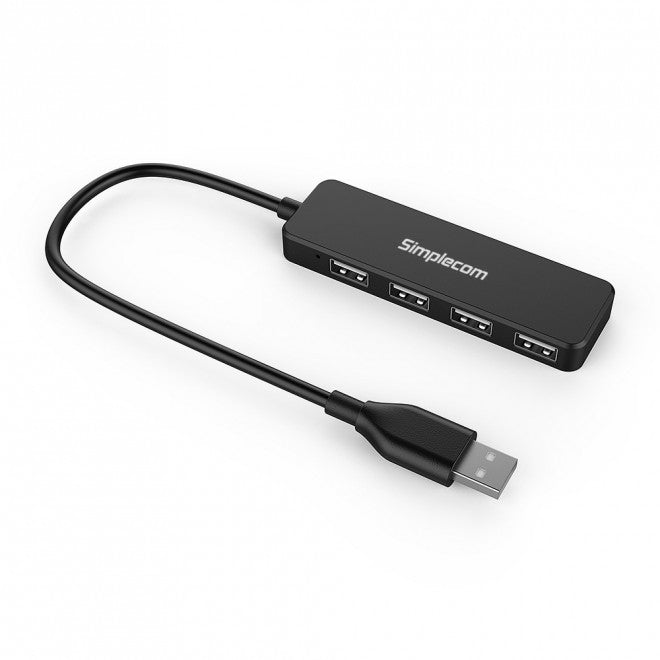 Simplecom CH241 USB 2.0 Hub | 4 Port | Ultra Compact