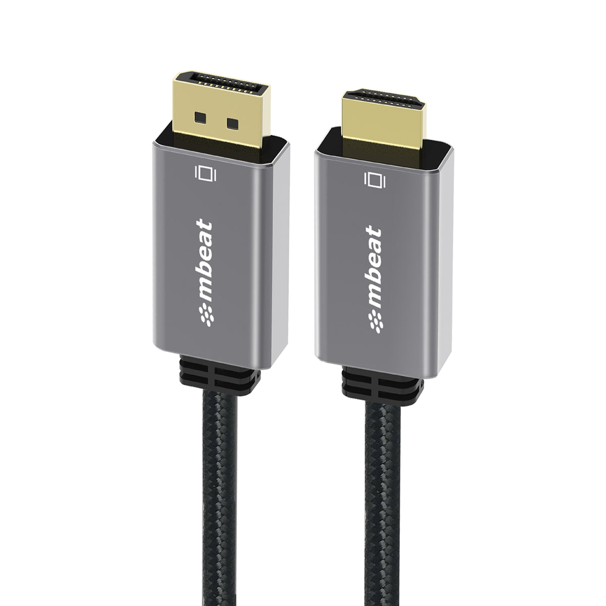 Mbeat Tough Link Display Port to HDMI Cable | 4K/60Hz | 1.8m