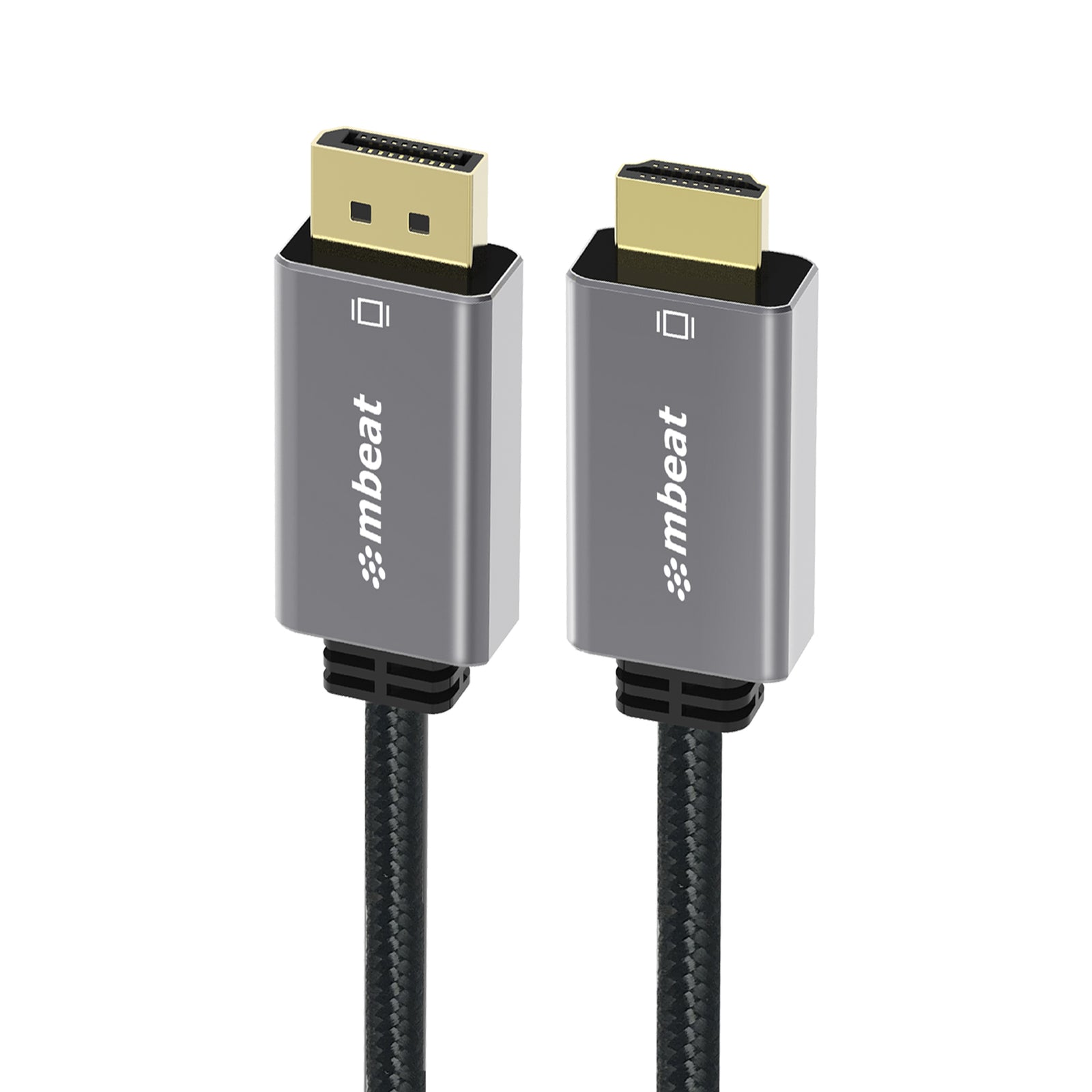 Mbeat Tough Link Display Port to HDMI Cable | 4K/60Hz | 1.8m