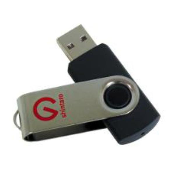 Shintaro 128GB Rotating Pocket Disk USB3.2 (Gen 1) - Backwards compatible with USB 2.0 & USB 3.0/3.2