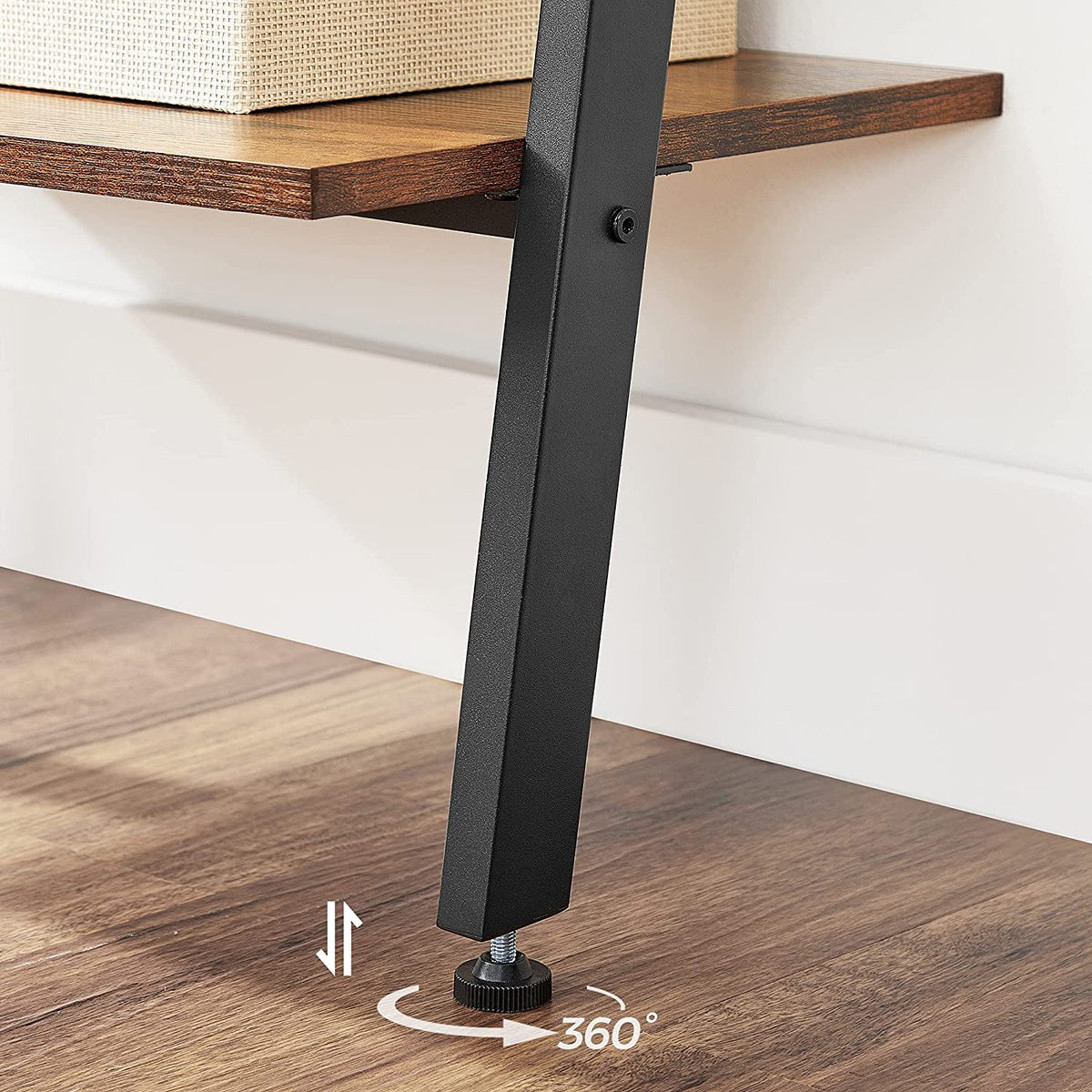 Unique 5-Tier Bookshelf Rack