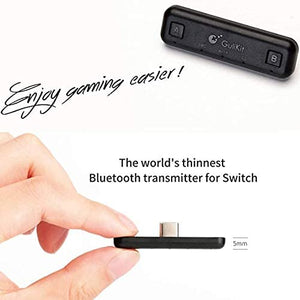 Premium Bluetooth Adapter Route air Pro Support in-Game Voice Chat compatible with Nintendo Switch, Nintendo Switch Lite, PS4 and Laptops