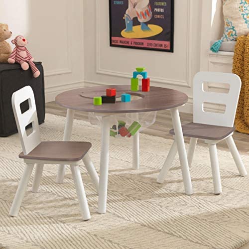 Children's round table discount and chair set