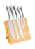 Natural Bamboo Magnetic Knife Block Holder for Kitchen Storage & Organisation