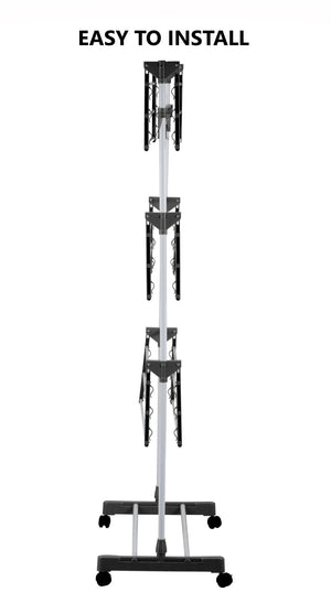 Folding 3 Tier Laundry Drying Rack | Stainless Steel Tubes