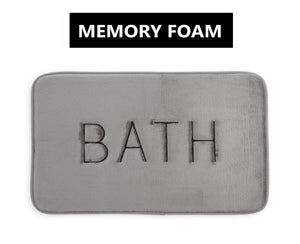 Extra Thick Memory Foam & Super Comfort Bath Rug Mat for Bathroom