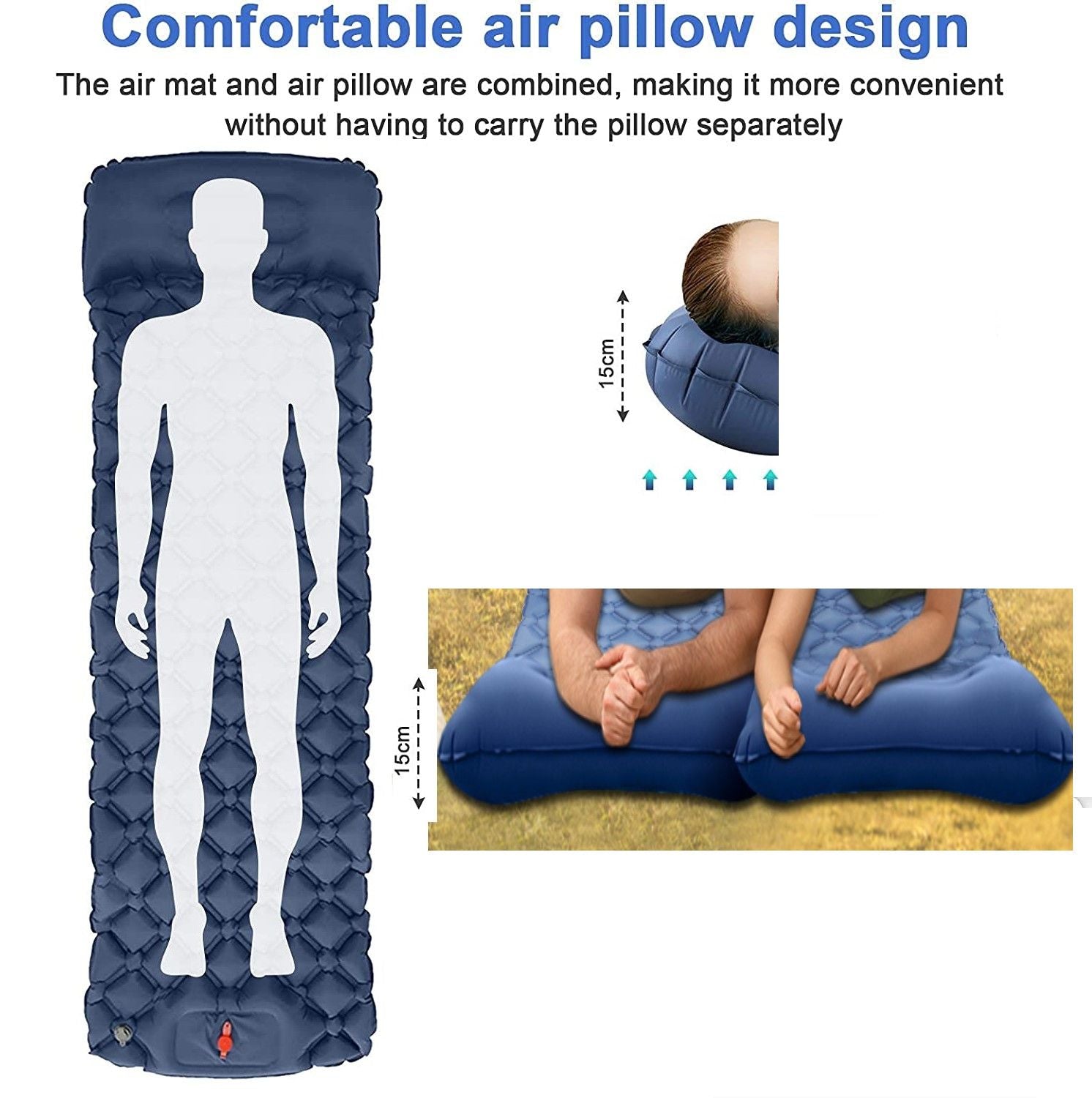 The Zen Pillow Lab - Zen Air Inflatable Pillow for Travel