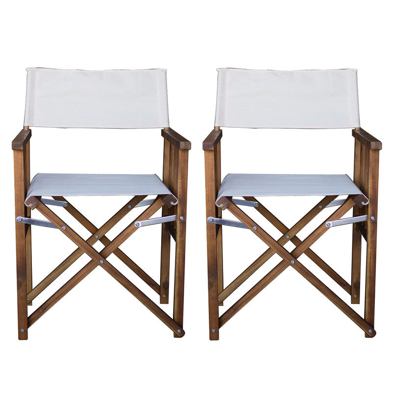 Set of 2 Director Chairs