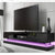 Modern High Gloss LED RGB TV Entertainment Unit - Black | 220cm with Storage
