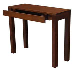 Mahogany Thin Narrow Table With Draws