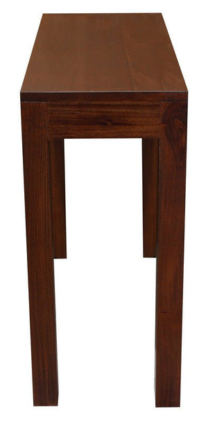 Mahogany Thin Narrow Table With Draws