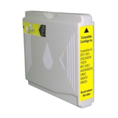 Compatible Premium Ink Cartridges LC57Y / LC37Y Yellow Cartridge - for use in Brother Printers