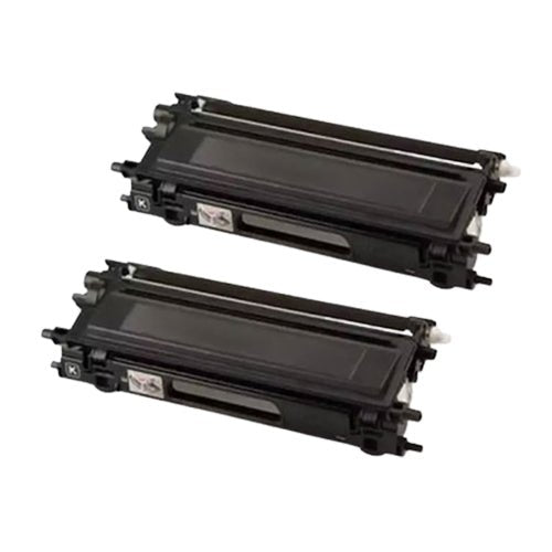 Compatible Premium 2 x TN251BK Black Toner Cartridge - for use in Brother Printers
