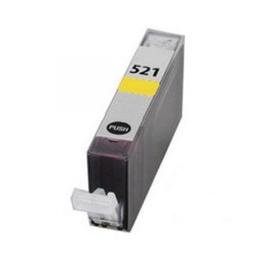 Compatible Premium Ink Cartridges CLI521Y Yellow Ink - for use in Canon Printers