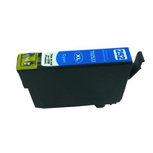 Compatible Premium Ink Cartridges 252XL High Capacity Cyan ink - for use in Epson Printers
