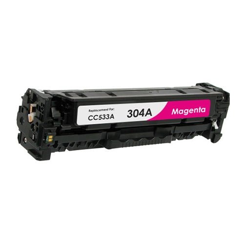 Compatible Premium Toner Cartridges CC533A Magenta Toner (304a) - for use in HP Printers