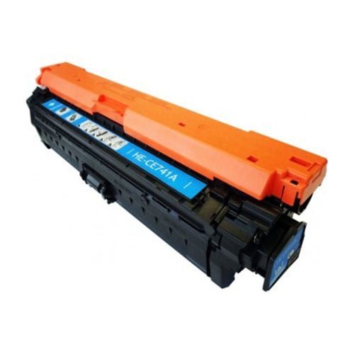 Compatible Premium Toner Cartridges CE741A (307A) Cyan Toner Cartridge - for use in Canon and HP Printers