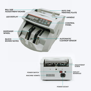 Automatic Australian Money Bill Counter Machine - Digital Display