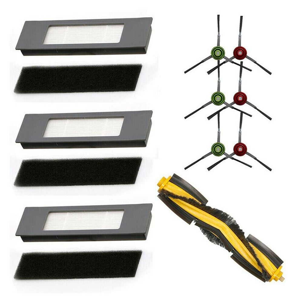 Vacuum Cleaner Filter, Brush, and Mop Cloth Kit for Ecovacs Deebot Ozmo 920/950