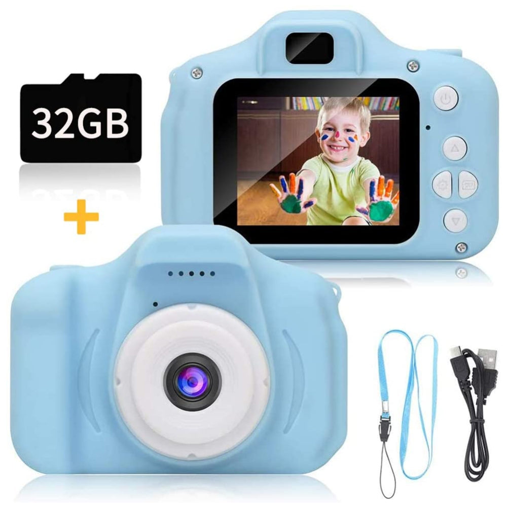 Mini Digital Children Camera Kids Camera | 2.0" LCD | Toy | 32G Card | HD