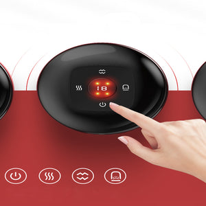Electric Cupping Therapy Massager | 12 Levels | Red Light Heating (Red)