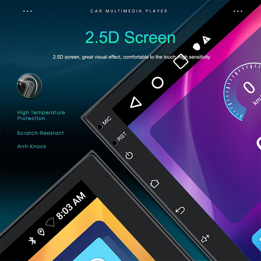 9" Car Radio 2 DIN | GPS FM RDS WIFI | With Rear Camera | For Android Auto IOS CarPlay