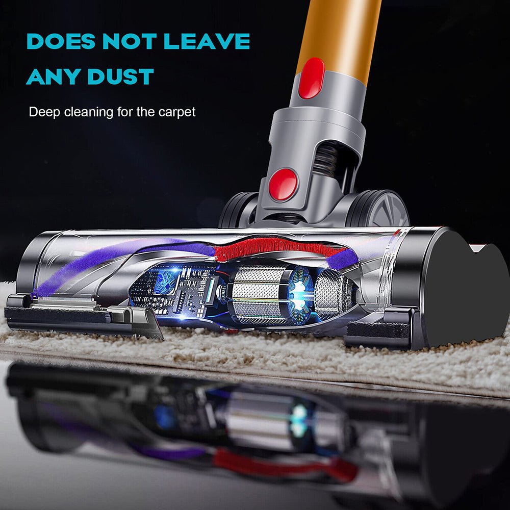 Turbo Brush Roller Head | LED | For Dyson V7, V8, V10, V11 Electric Floor Cleaners