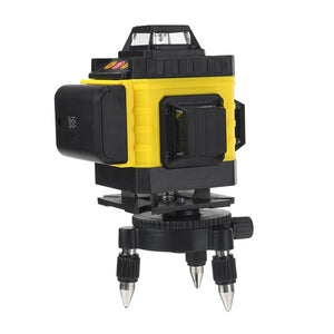 4D Green Light 16 Line Laser Level | Self-Leveling 360° Rotary Cross