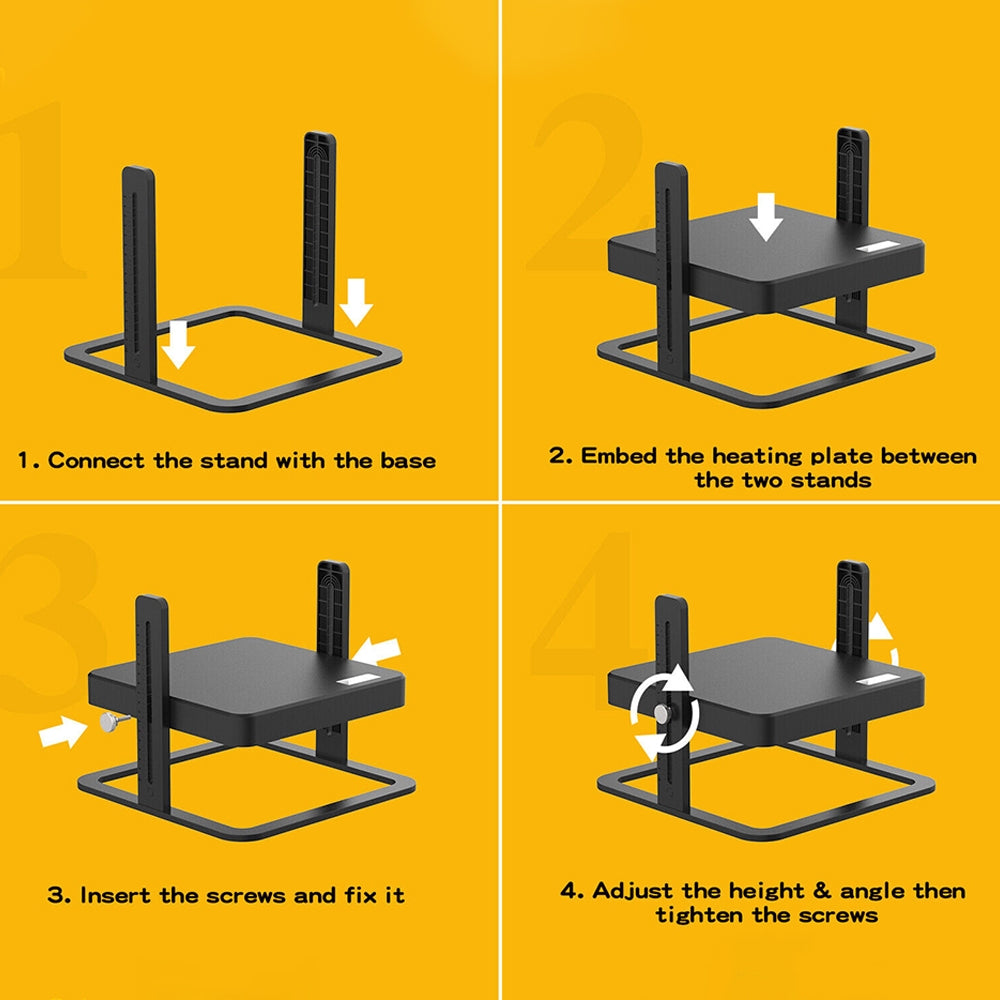 13W Chick Brooder Heating Plate | 27x27cm for Chicken Coop and Duck Poultry