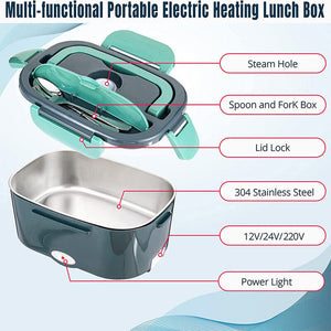 Electric Lunch Box Food Warmer | Portable Picnic Heater