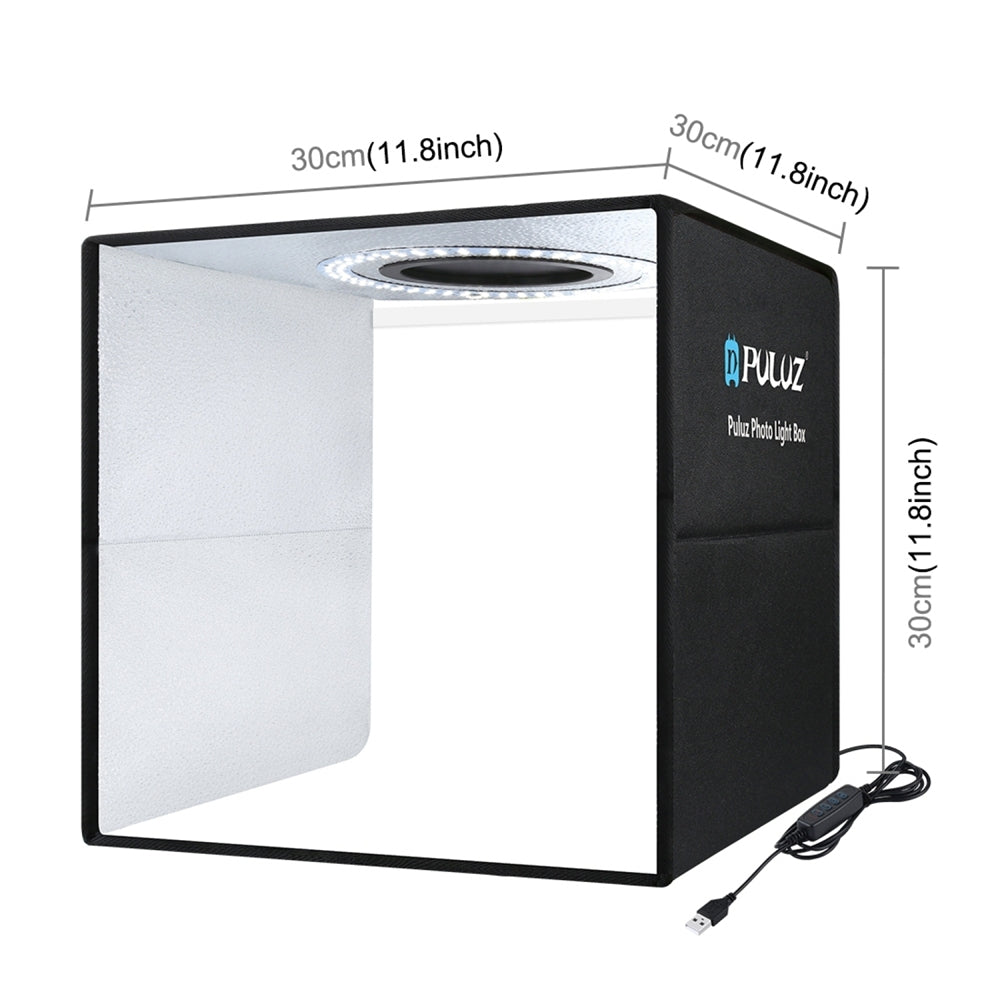 30CM Portable Photo Studio LED Light Tent Bar Cube Soft Box | Room Photography