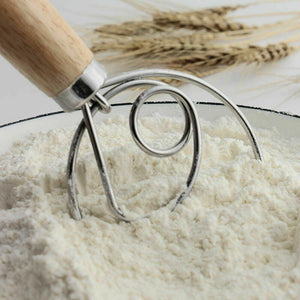 13-Inch Stainless Steel Baking Dough Wire Whisk Mixer | Bread Cooking Tool