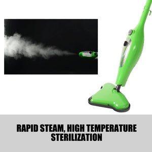 12-in-1 Foldable Steam Mop for Floor and Carpet Cleaning