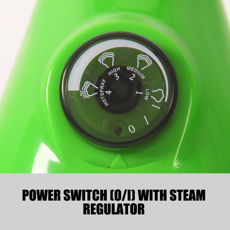 12-in-1 Foldable Steam Mop for Floor and Carpet Cleaning