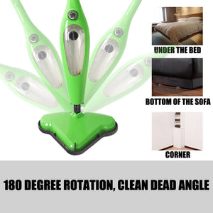 12-in-1 Foldable Steam Mop for Floor and Carpet Cleaning