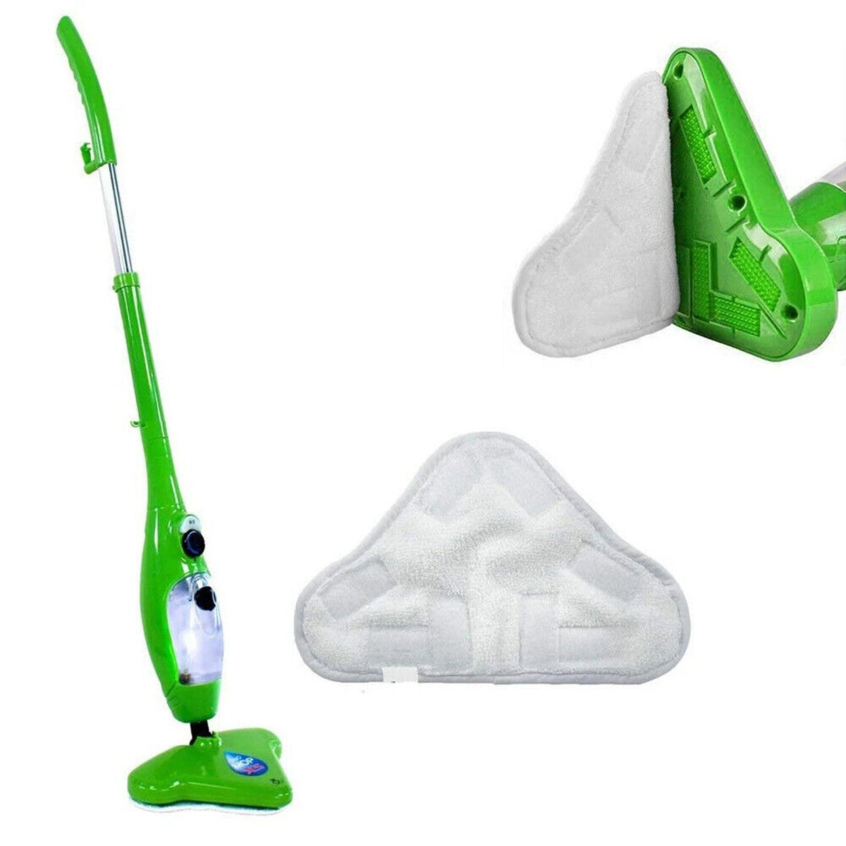 5 Washable Microfiber Cleaning Pads for X5 Steam Mop H20 H2O