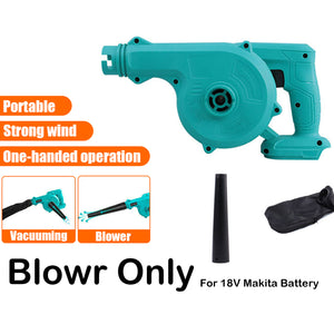 Cordless Electric Leaf Blower | For 18V Makita Battery | Home Car Dust Removal