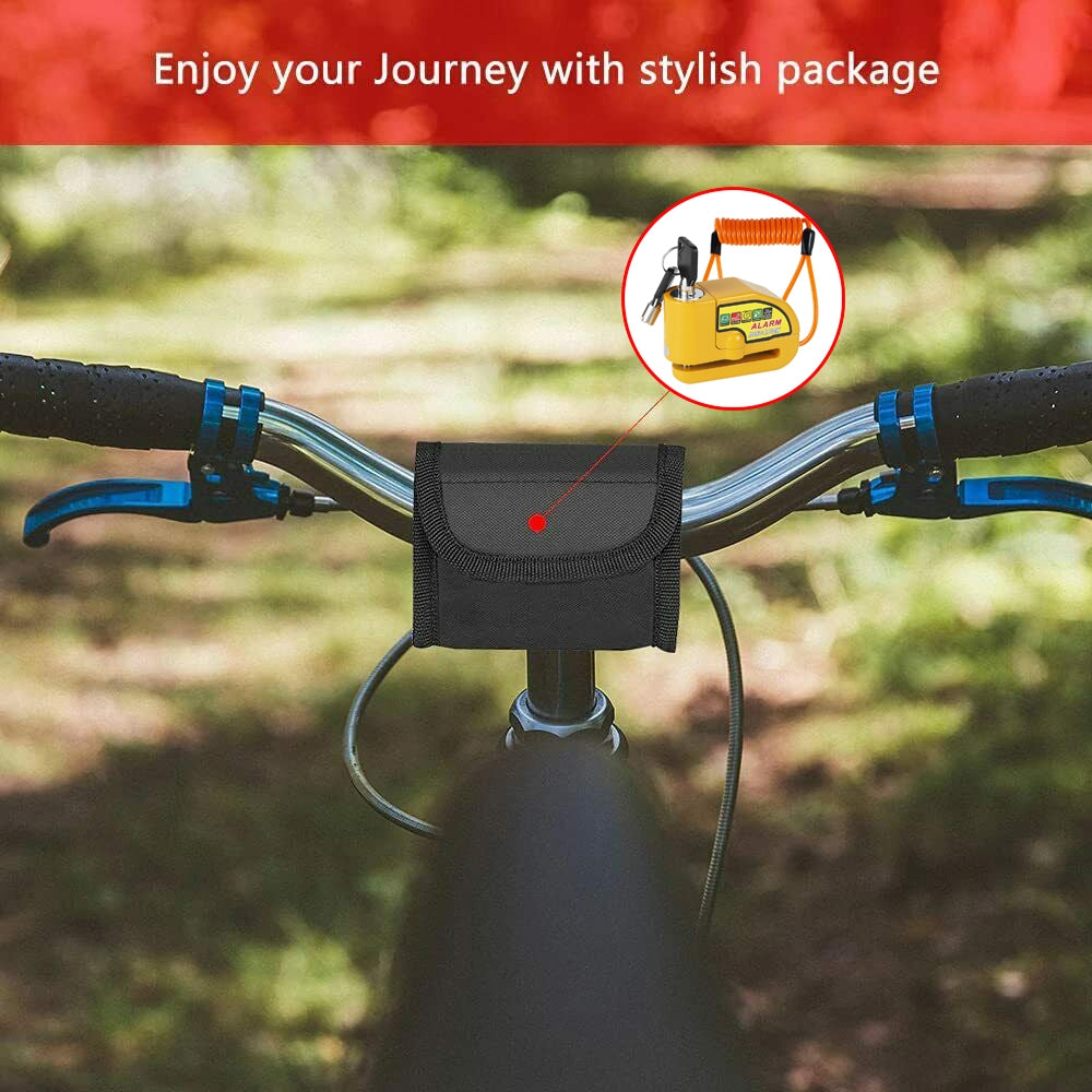 Motorcycle/Bicycle Disc Lock - Electric Rotor Lock - Yellow