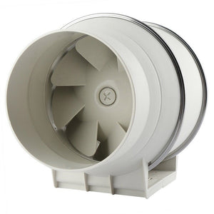8-Inch Remote Control Extractor Fan - Hydroponic Inline Exhaust Vent - Industrial