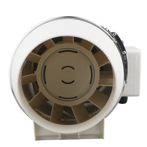 8-Inch Remote Control Extractor Fan - Hydroponic Inline Exhaust Vent - Industrial