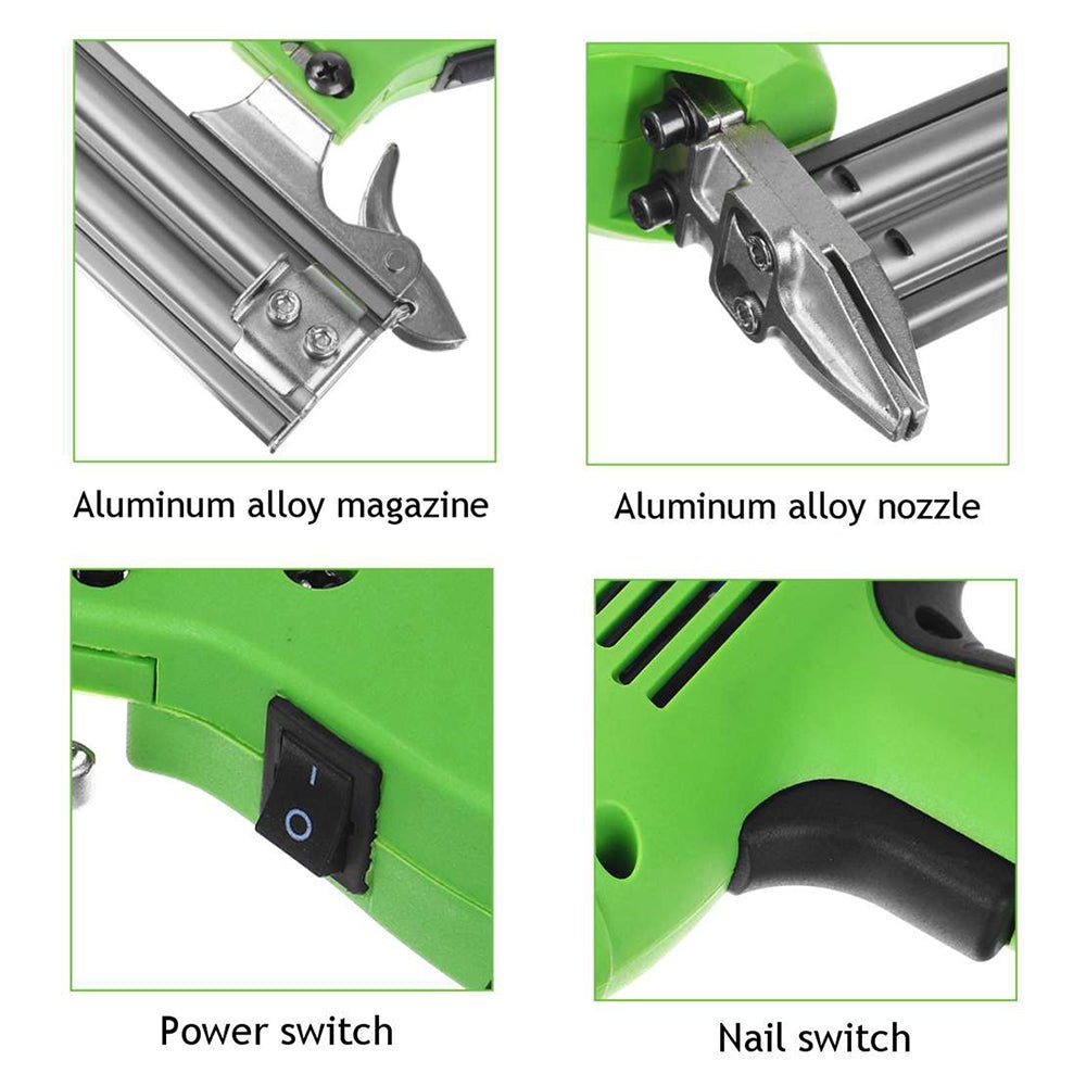 Electric Staple Gun | Straight Nail | Heavy Duty Woodworking Stapler