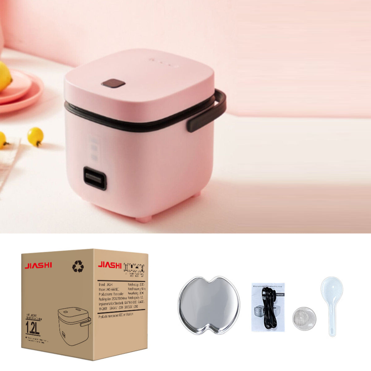 1.2L Mini Rice Cooker | Travel Small Non-stick Pot | Cooking Soup Rice | AU STOCK