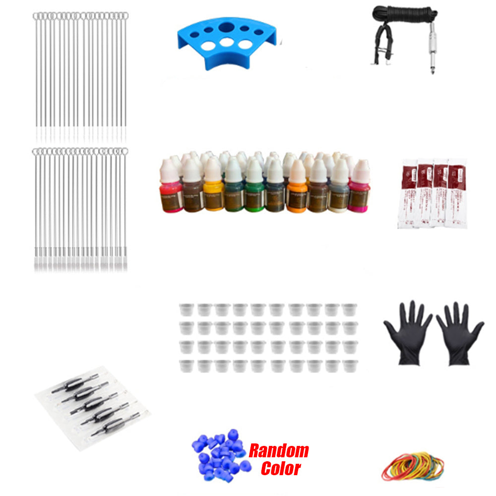Beginner Tattoo Kit | 4 Machine Guns | 40 Color Inks