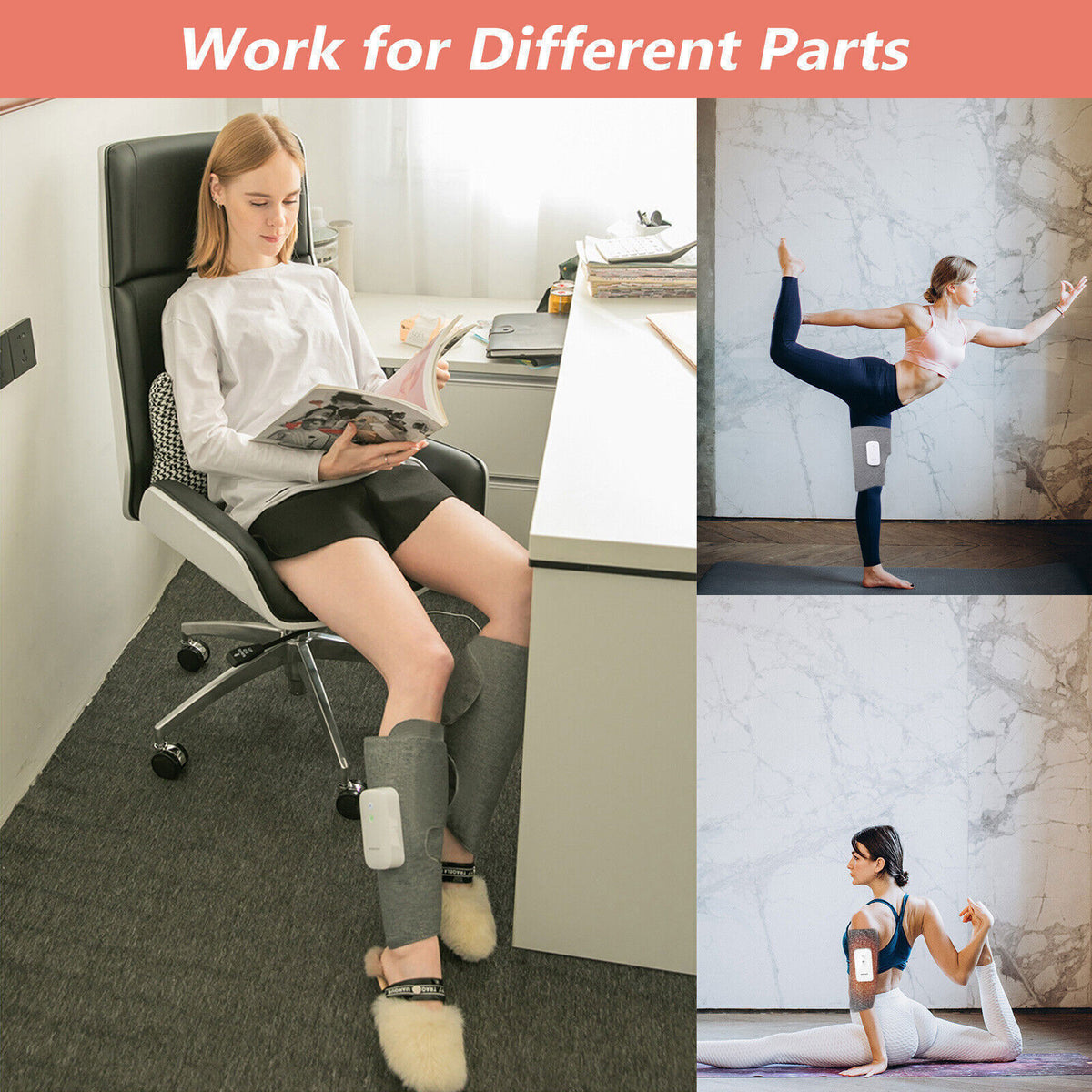 Heated Leg Massager | Air Compression Foot & Calf Massage